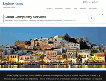 Tablet Screenshot of explore-naxos.com
